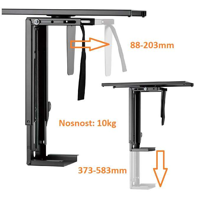 Držák na PC Fiber Mounts M8C85