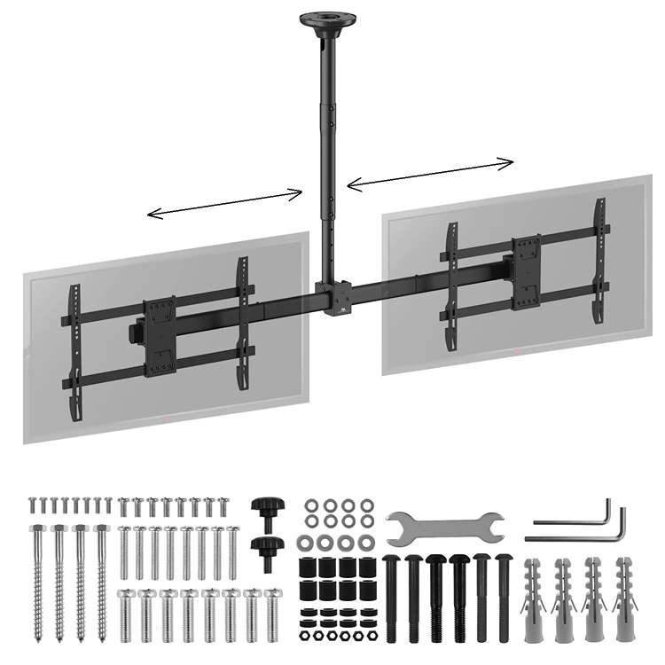 Držák 2 Tv na strop Fiber Mounts FM111B