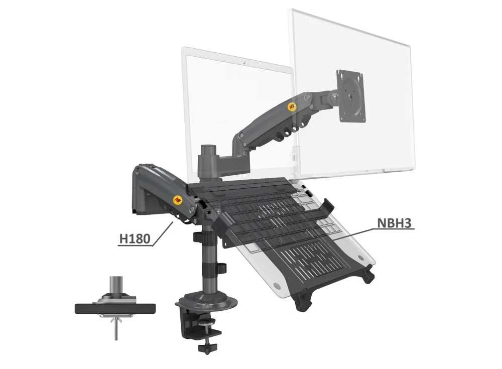 Držák notebooku a monitoru NB H3-H180