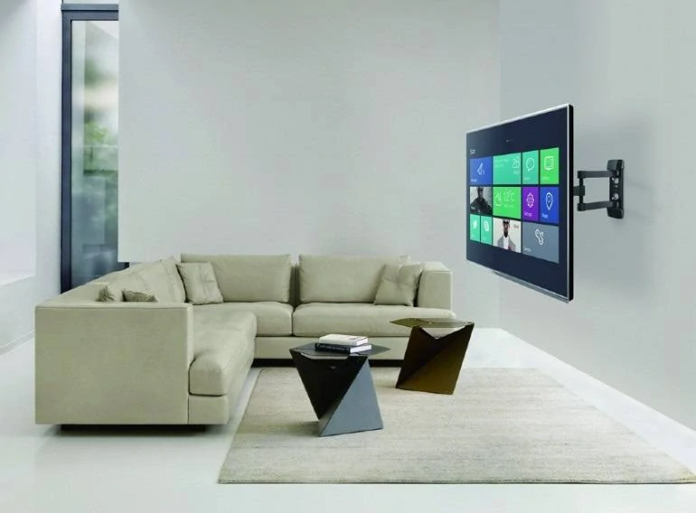 Nástenný držiak na zavesenie televízie a nastavenie potrebnej polohy Fiber Mounts Solid-3