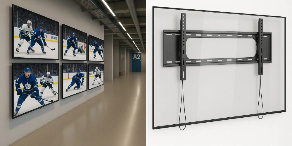 Profesionální fixní držák na televize / monitory / displeje Fiber Novelty C5F s nosností 80kg