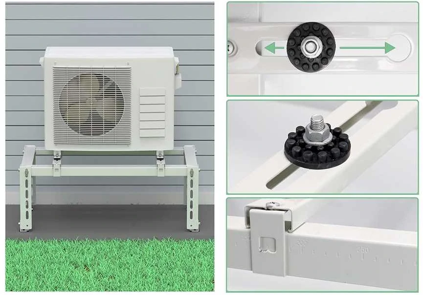 Držák / podstava na tepelné čerpadla a klimatizace s výkonem max. 11,5 kW Fiber Mounts M8C64