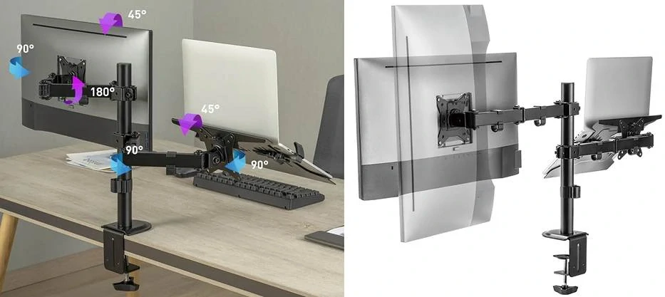 Polohovateln&yacute; stoln&iacute; drž&aacute;k monitoru a notebooku Fiber Mounts SDN20