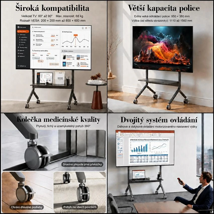 Stojan na televize NB P150 New