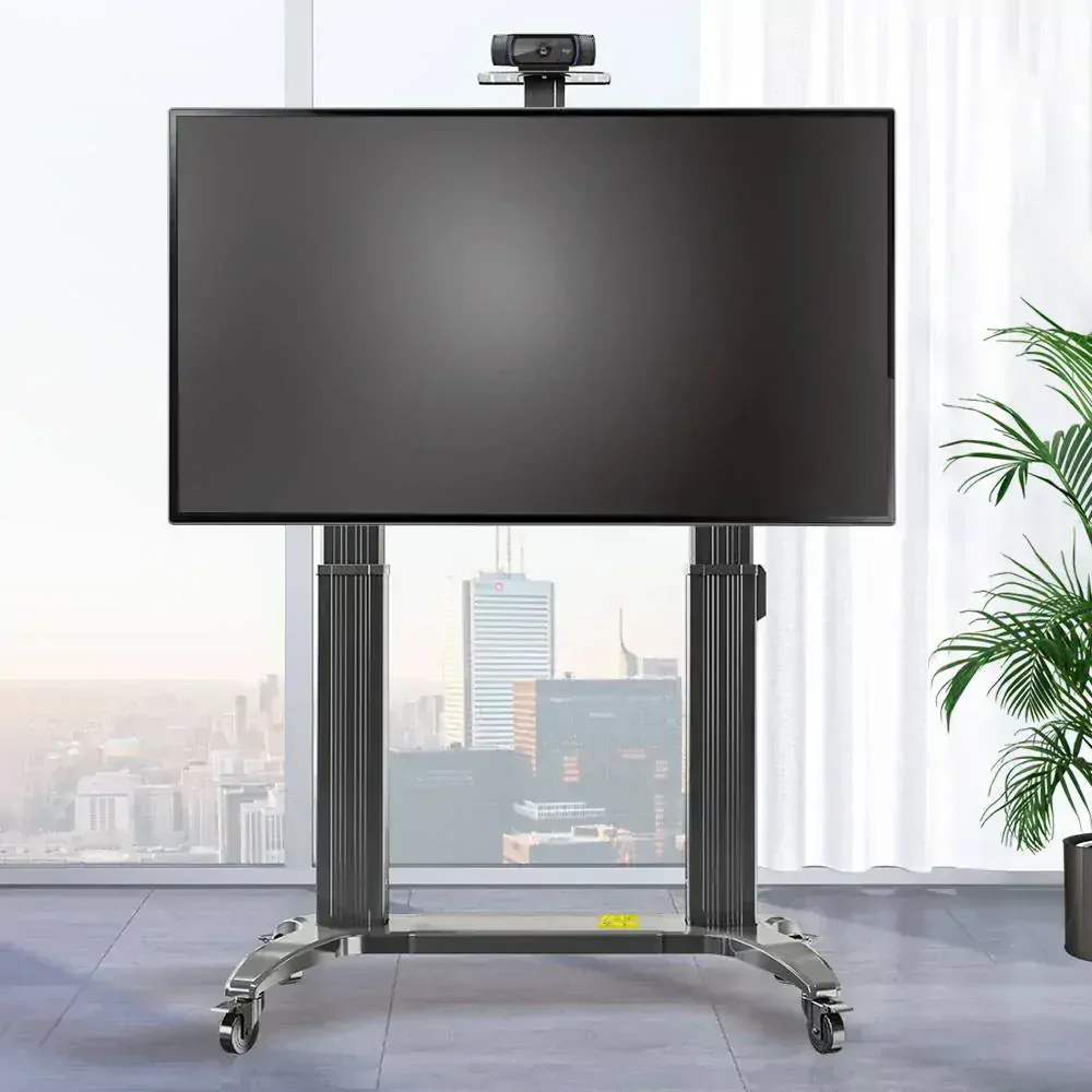 Stojan na televize monitory displeje s elektrickým nastavením výšky 120-170cm NB TW100
