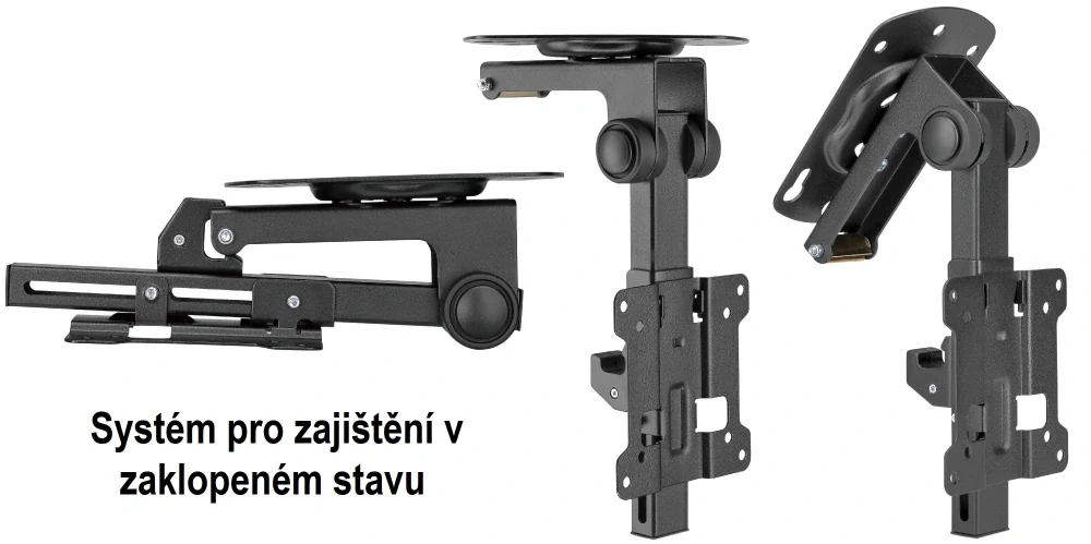 Fiber Mounts REIZER speciální držák pro zavěšení televize nebo monitoru do podkrovek, na šikmou stěnu, na strop nebo trám