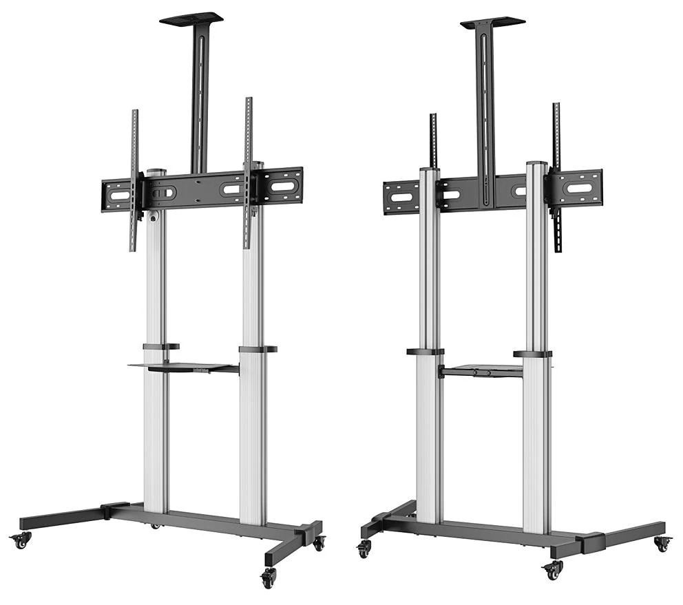 Profesionální pojízdný polohovatelný stojan na TV displej monitor Fiber Mounts Tenios