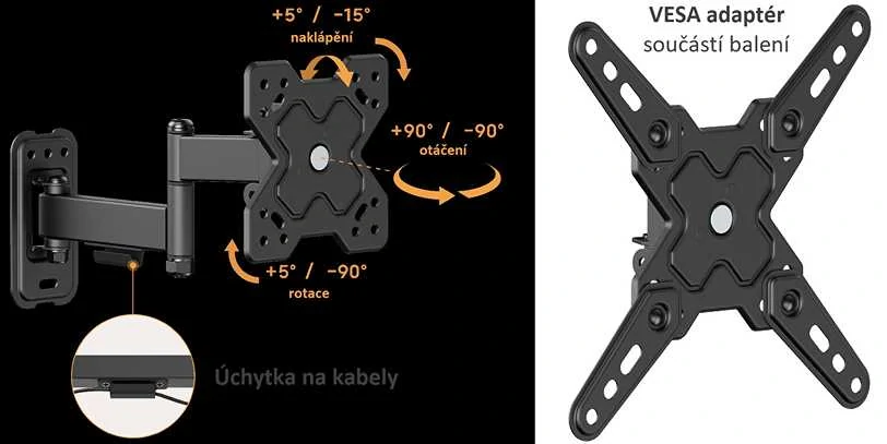 Fiber Mounts FM232 držák pro monitor nebo televizi
