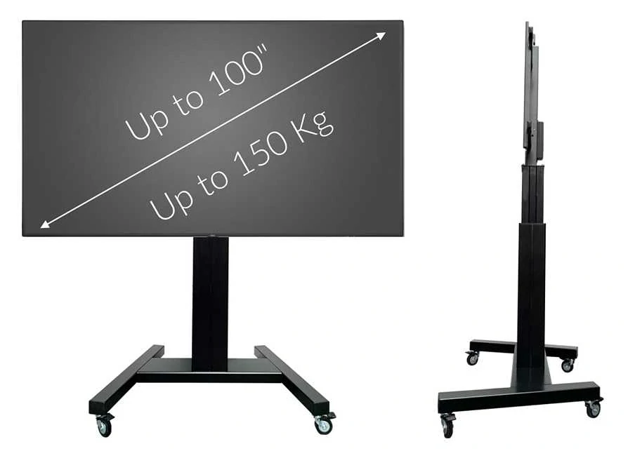 Profesionální prezentační elektrický stojan na televize Omb Trolley E700