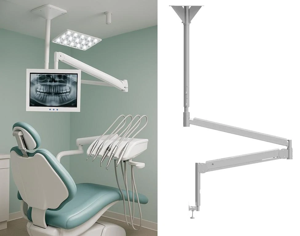 Plně nastavitelný stropní držák monitoru EDBAK MSA01