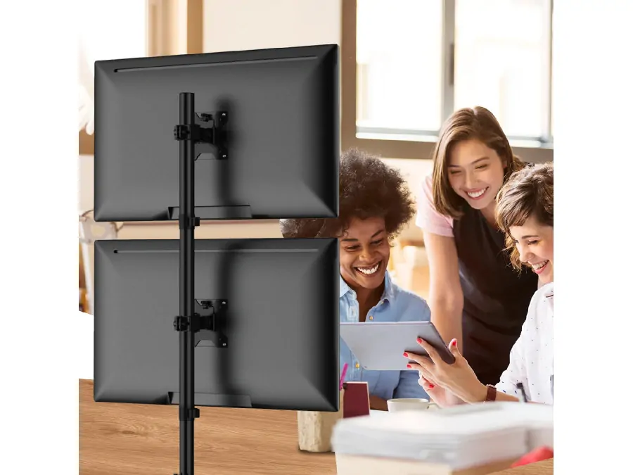 Držák na 2 monitory nad sebou Fiber Mounts M9C66