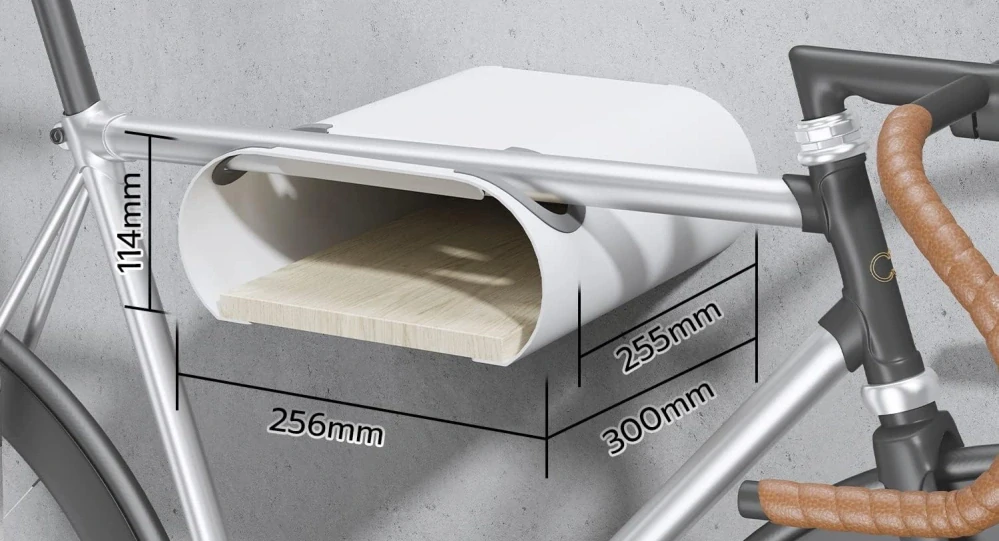 Držák na kolo s přihrádkou Fiber Mounts M4C66