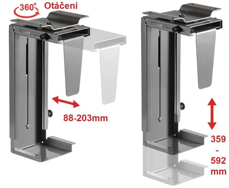 Držák na PC Fiber Mounts M7C13S
