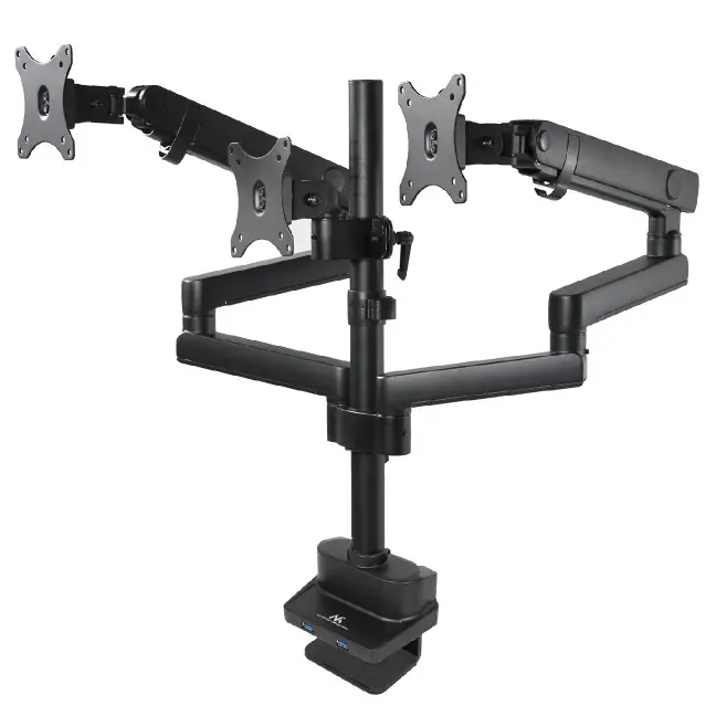 Profi stolní držák na 3 monitory Fiber Mounts M8C11