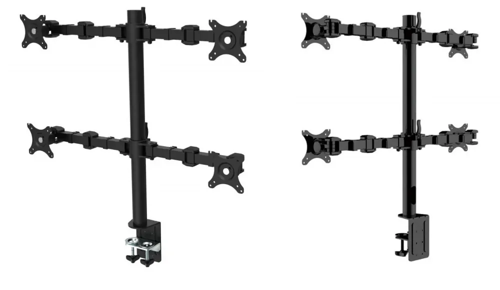 Držák na 4 monitory Ergosolid NF44 - použitý, oděrka, prasklé krytky