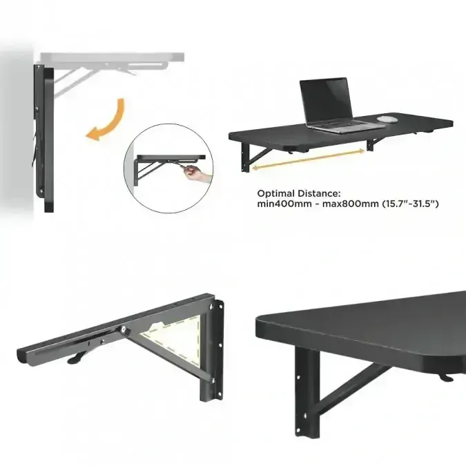 Držáky na polici skládací Fiber Mounts M8C76