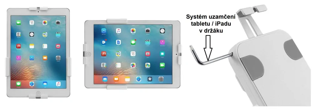 Držák na iPad / tablet Fiber Mounts M4C69-W