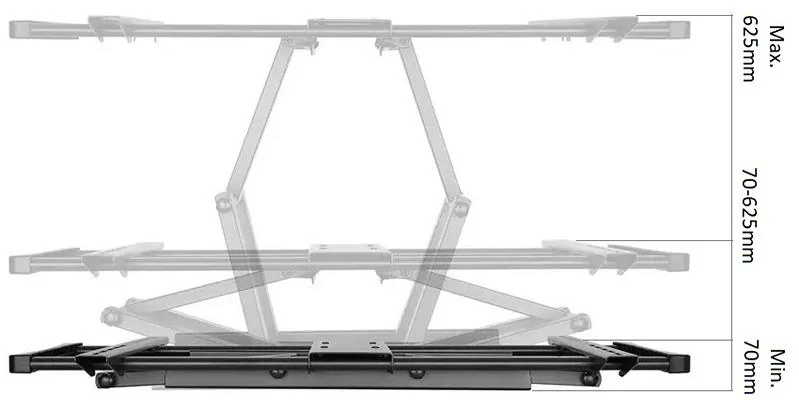 Držák Tv extra pevný Fiber Mounts Terano