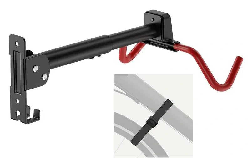 Drž&aacute;k na kolo s h&aacute;čkem na helmu nebo batoh a popruhem na předn&iacute; kolo Fiber Mounts DNK10