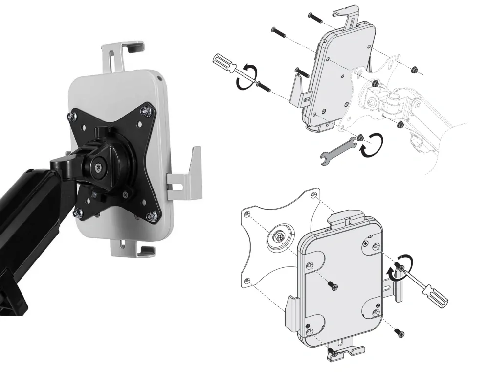Držák na iPad / tablet Fiber Mounts M4C69-W