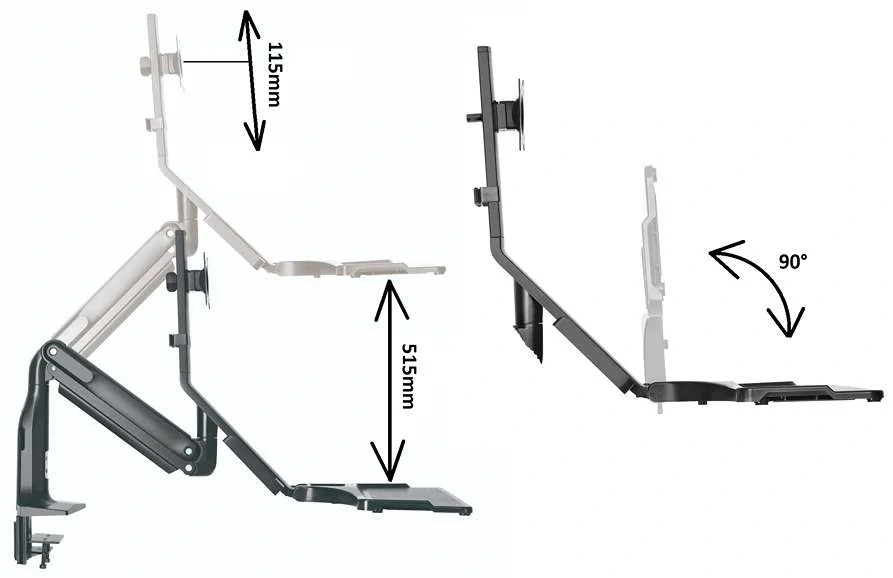 Stolní držák monitoru Fiber Mounts Fm66