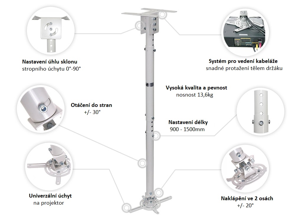 Držák projektoru NB T718-4W