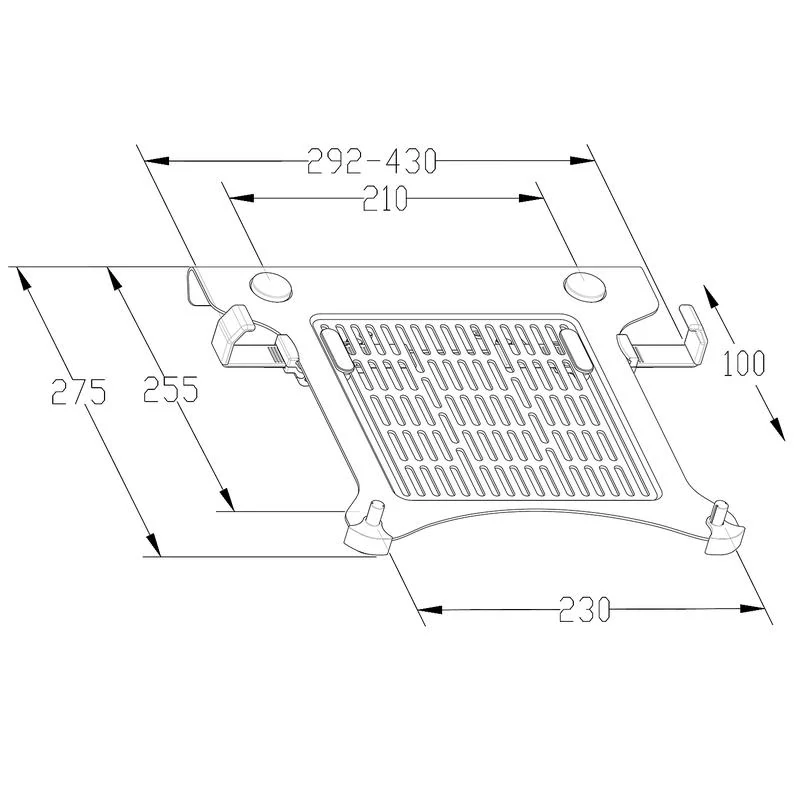 Fiber Mounts H3F160 držák notebooku a monitoru