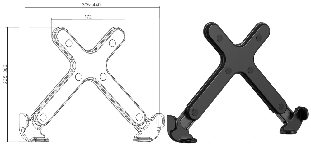 Držák na notebook Fiber Mounts FM18