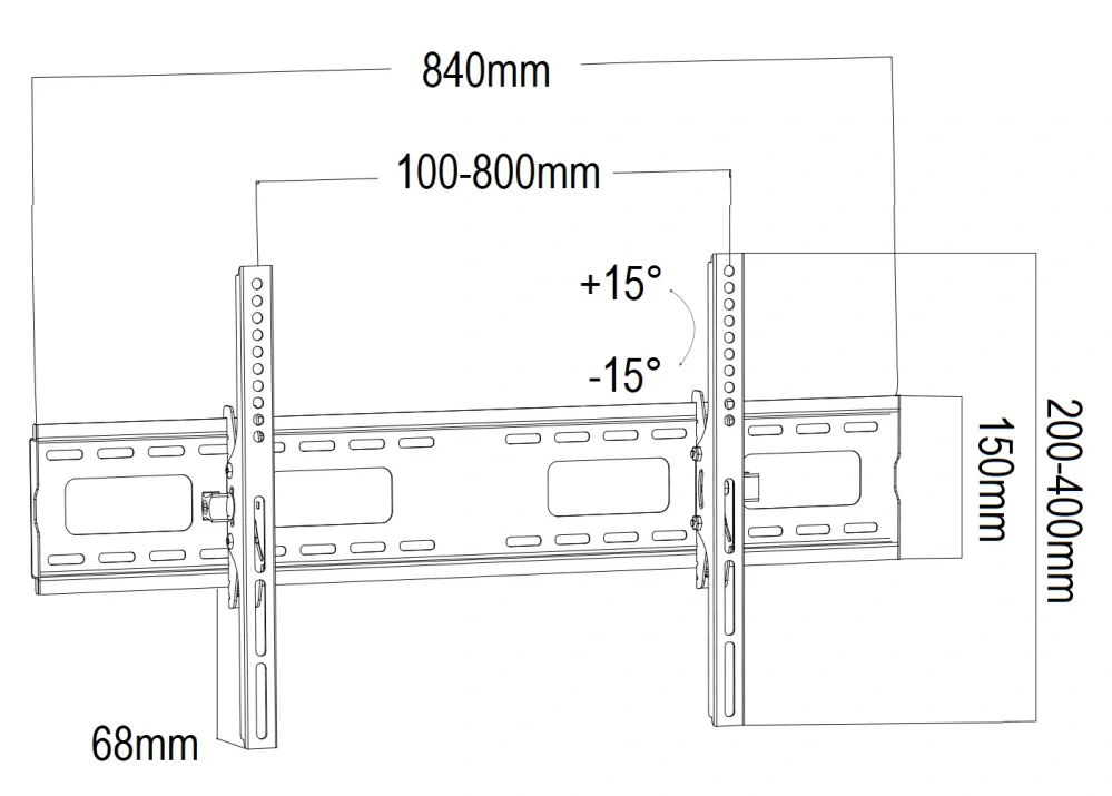 Fiber Mounts M4C22 sklopný držák na Tv