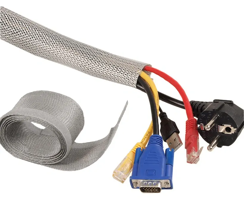 Pořadač na kabely od PC monitoru Fiber Mounts M5C13 stříbrný