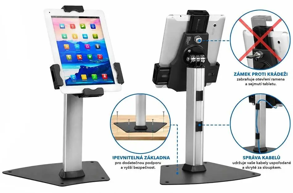 Stolní držák na tablet iPad Fiber Mounts Tagata1