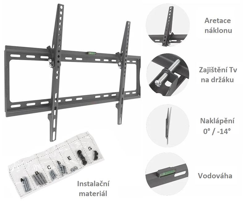 Sklopný držák na Tv Fiber Mounts M6C05