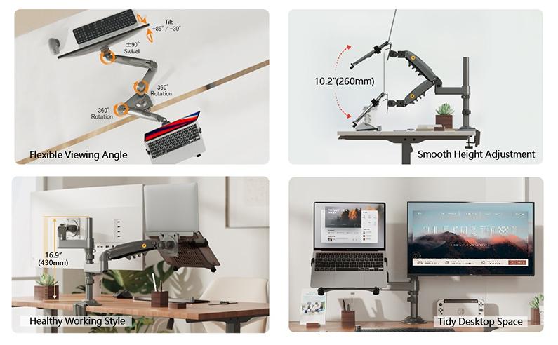 Držák notebooku a monitoru NB H3-H180