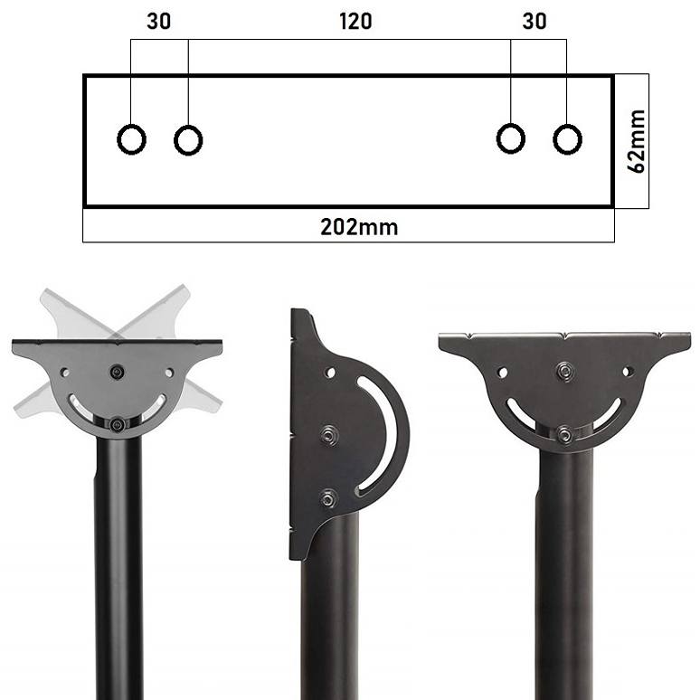 Držák na Tv stropní Fiber Novelty T1610