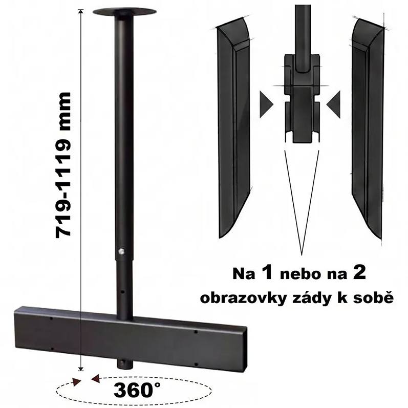 Stropní držák OMB Lift New