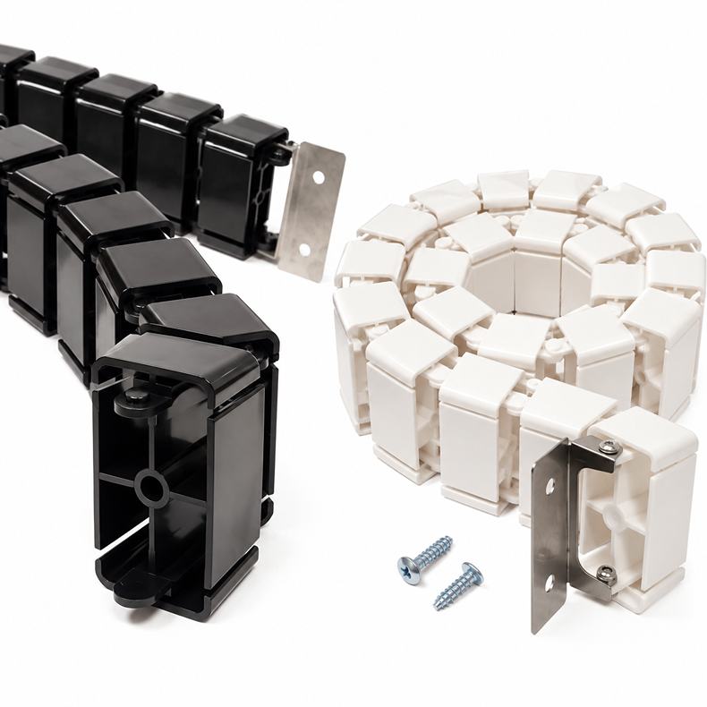 Stolní lišta na ukrytí kabeláže s délkou 120 cm Ergosolid CMP017