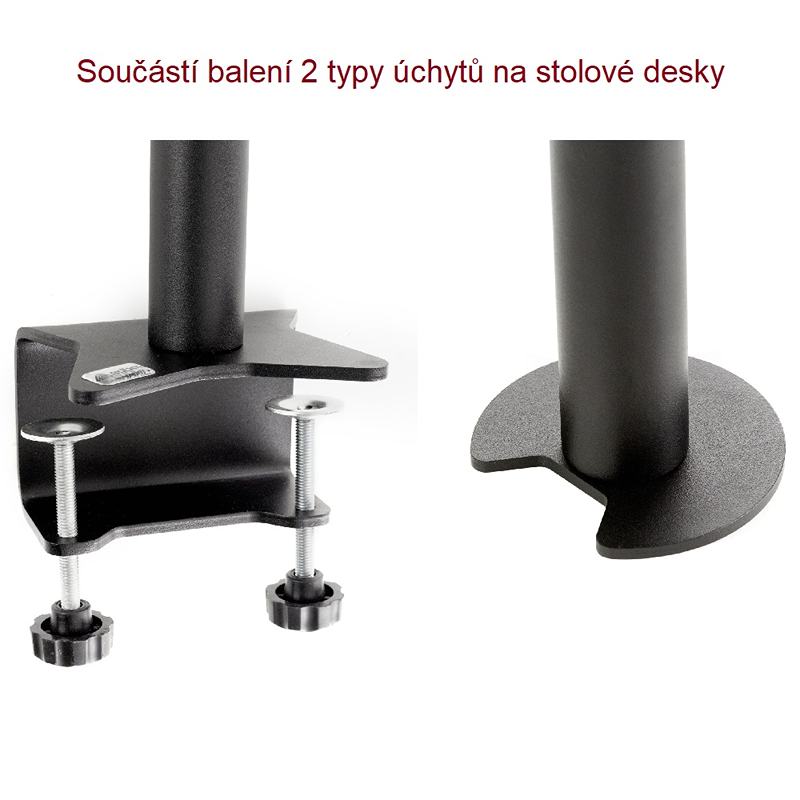 Držák na 4 monitory EDBAK SV07S