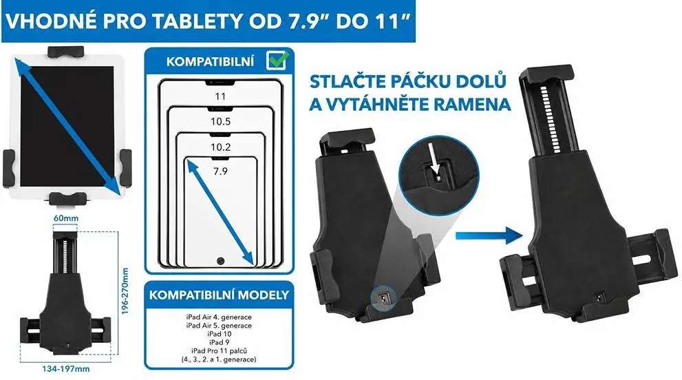 Stolní držák na tablet iPad Fiber Mounts Tagata1