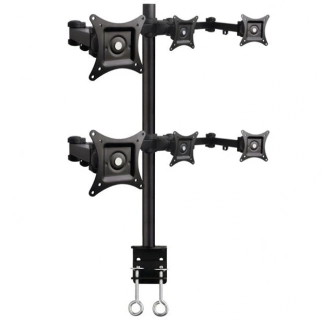 Stolní držák na 6 monitorů Fiber Mounts FM16