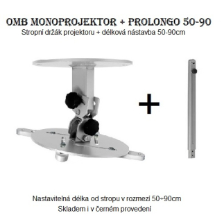 OMB Monoprojektor 50-90 stropní držák na projektor